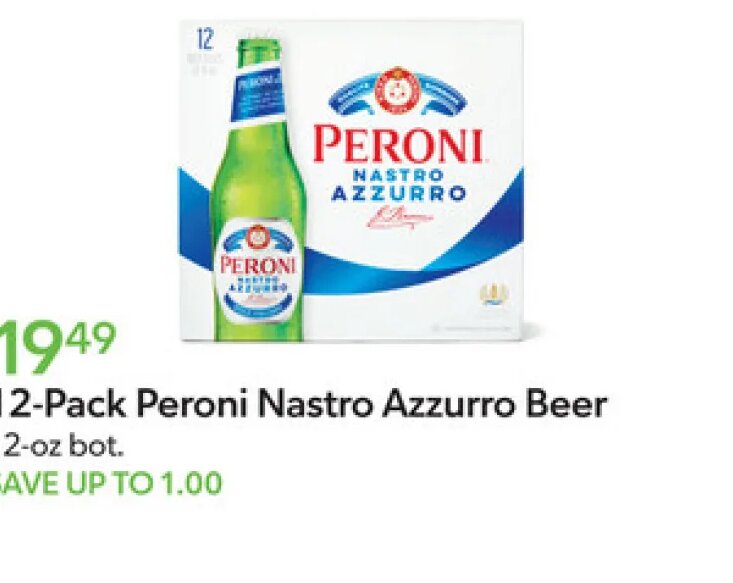 12-Pack Peroni Nastro Azzurro Beer