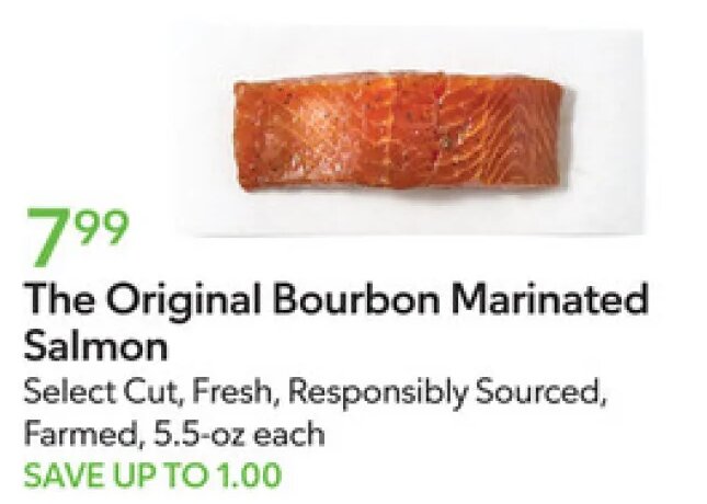 The Original Bourbon Marinated Salmon at Publix