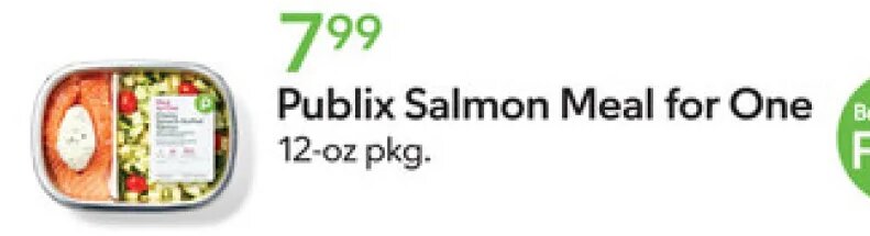 Publix Salmon Meal for One at Publix