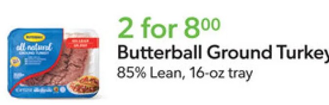 Butterball Ground Turkey at Publix