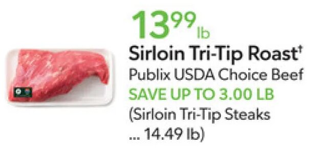 Sirloin Tri-Tip Roast at Publix