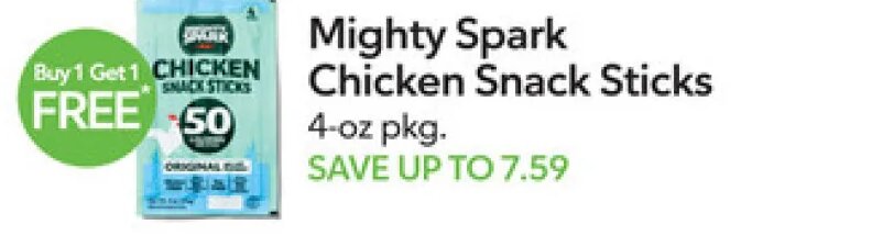 Mighty Spark Chicken Snack Sticks