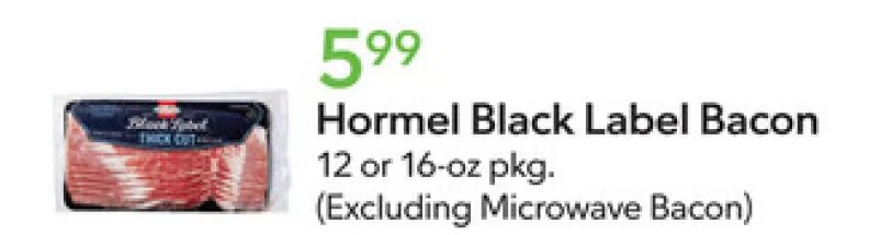 Hormel Black Label Bacon at Publix