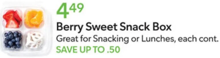 Berry Sweet Snack Box