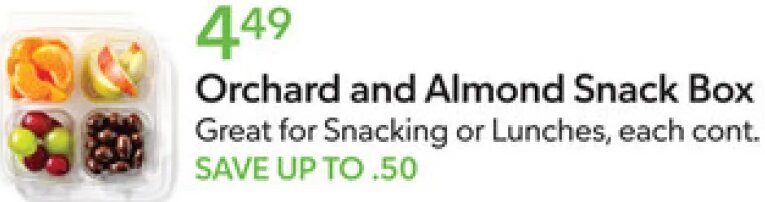 Orchard and Almond Snack Box