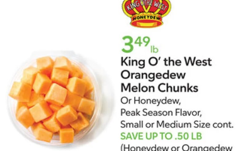 King O' the West Orangedew Melon Chunks