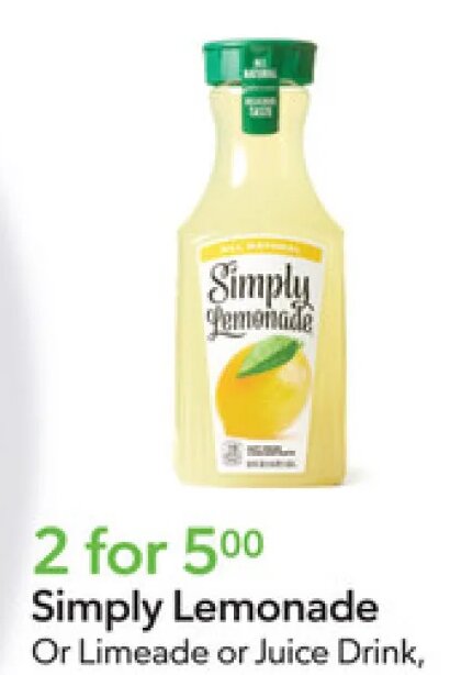 Simply Lemonade at Publix
