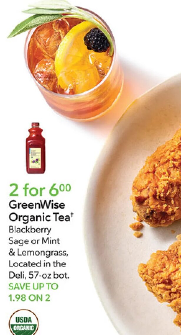 GreenWise Organic Tea at Publix