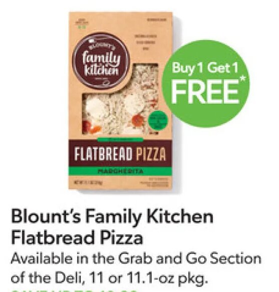 Blount's Family Kitchen Flatbread Pizza
