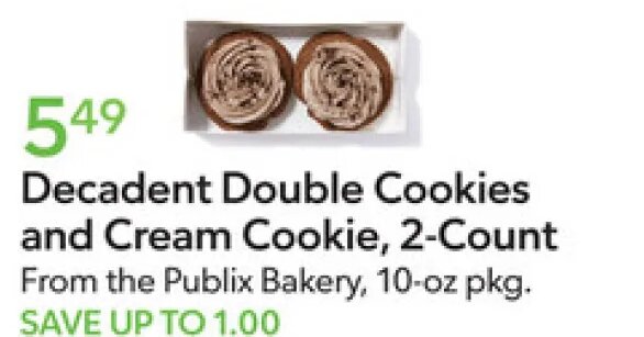 Decadent Double Cookies and Cream Cookie