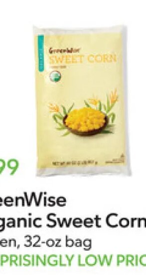 GreenWise Organic Sweet Corn at Publix