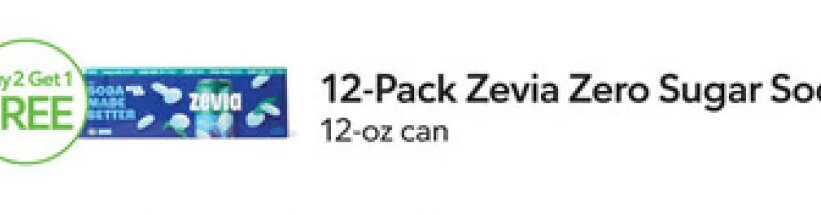 12-Pack Zevia Zero Sugar Soda