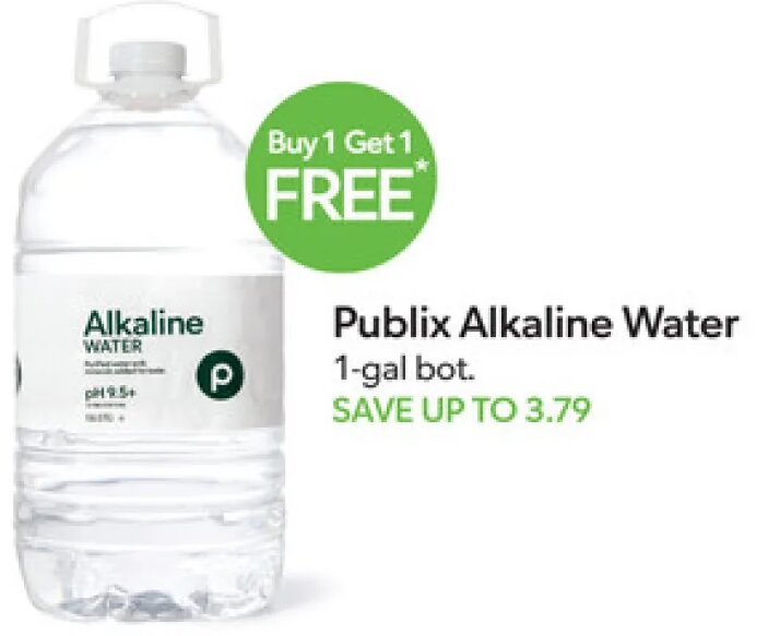 Publix Alkaline Water