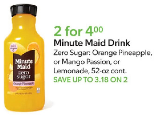 Minute Maid Drink at Publix