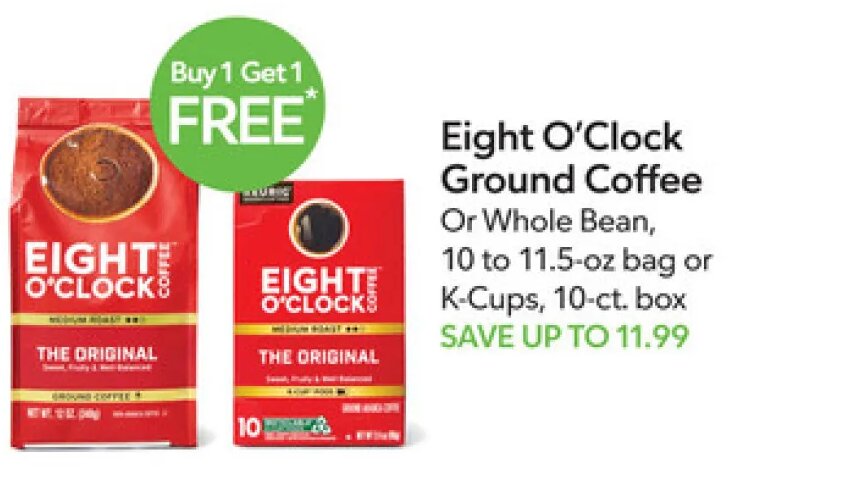 Eight O'Clock Ground Coffee
