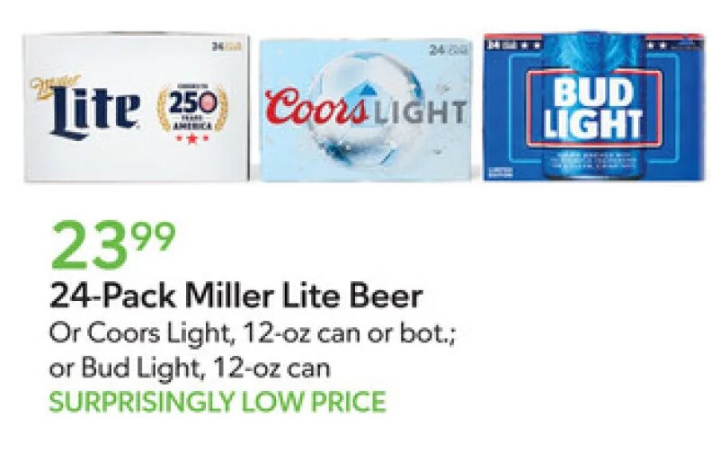 24-Pack Miller Lite Beer at Publix