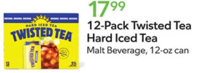 12-Pack Twisted Tea Hard Iced Tea