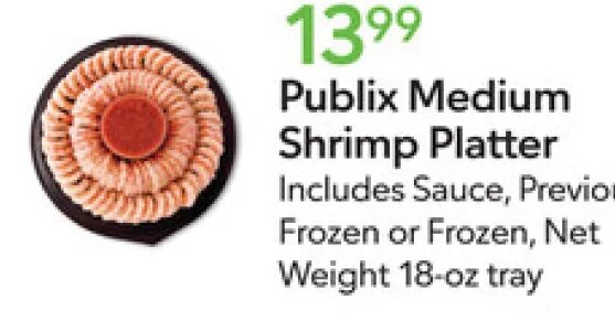 Publix Medium Shrimp Platter at Publix