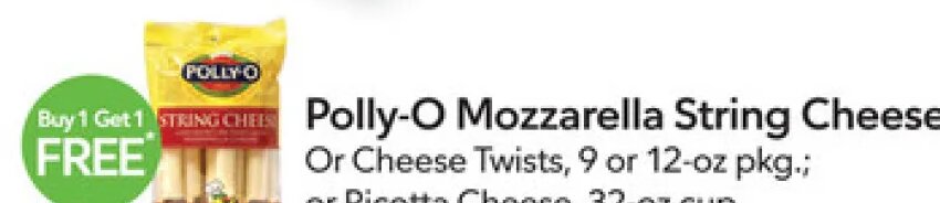 Polly-O Mozzarella String Cheese