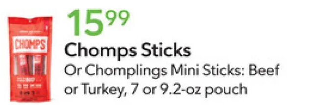 Chomps Sticks at Publix