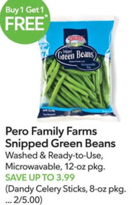 Pero Family Farms Snipped Green Beans