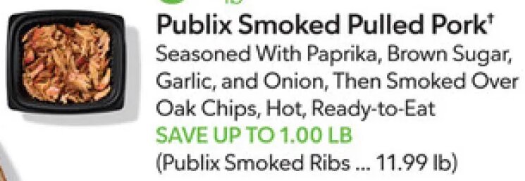 Publix Smoked Pulled Pork