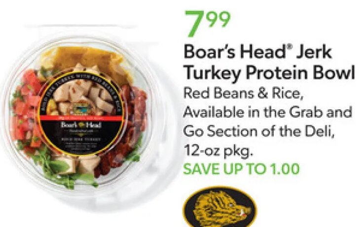 Boar's Head Jerk Turkey Protein Bowl at Publix