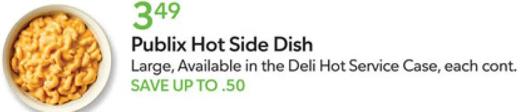 Publix Hot Side Dish at Publix