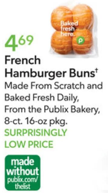 French Hamburger Buns