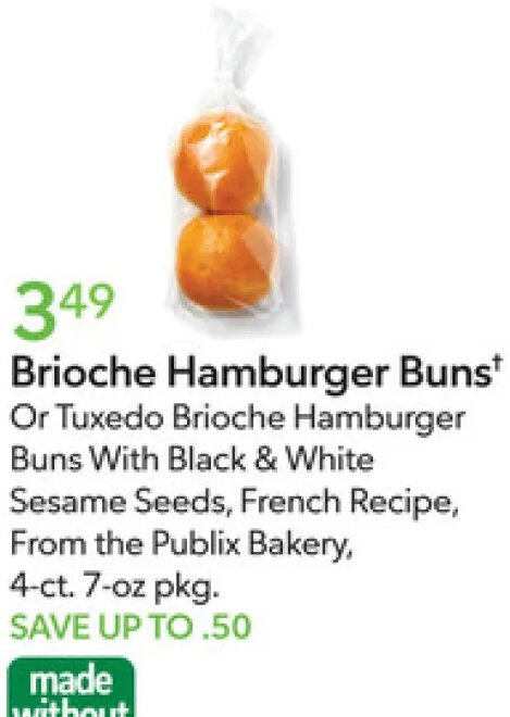 Brioche Hamburger Buns