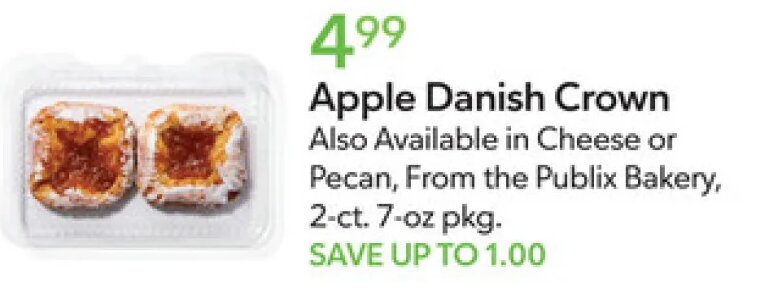 Apple Danish Crown at Publix
