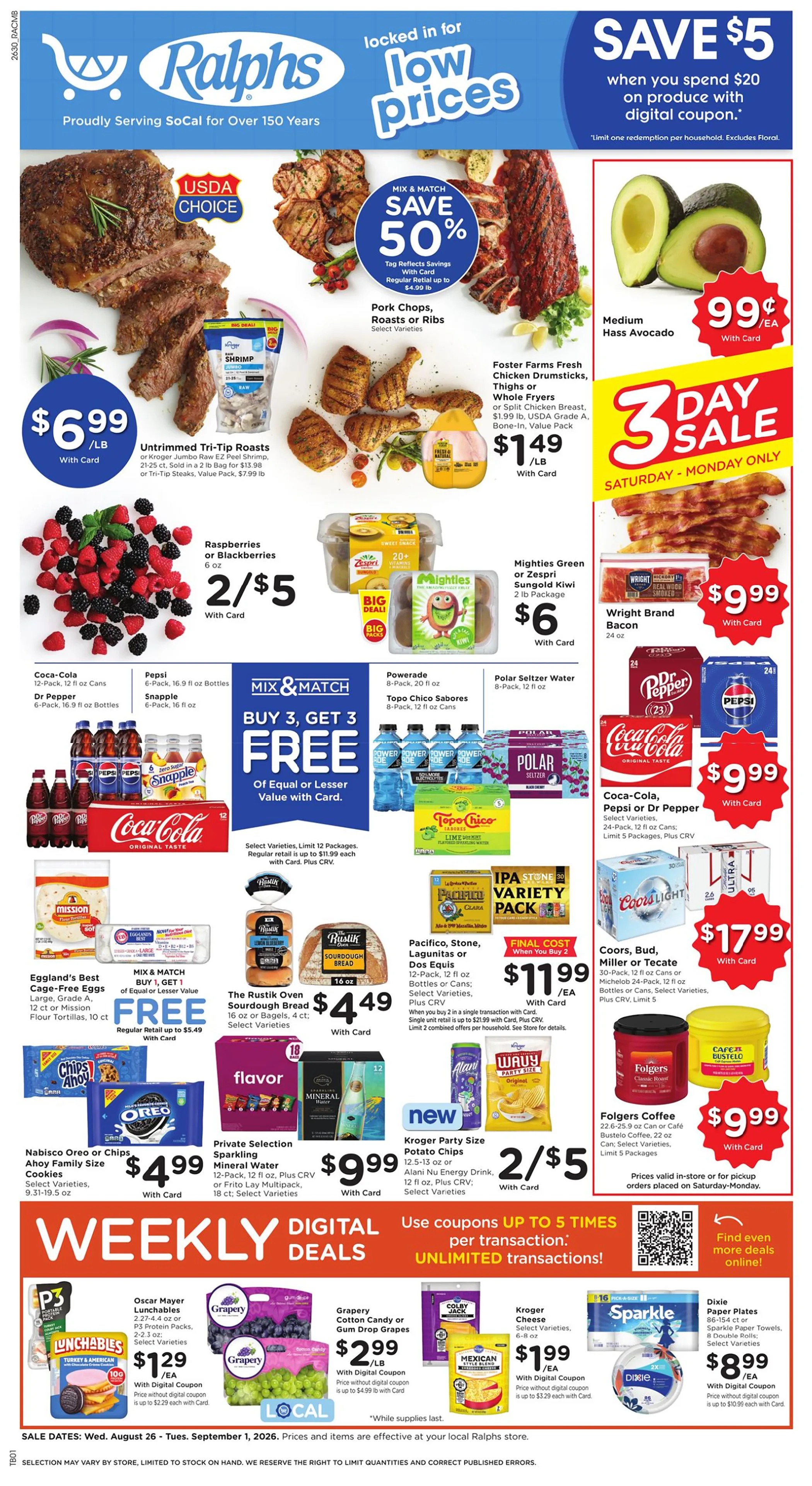 Ralphs Weekly Ad Page 1