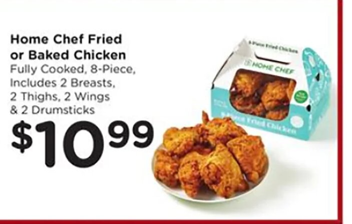 Home Chef Fried or Baked Chicken at Ralphs