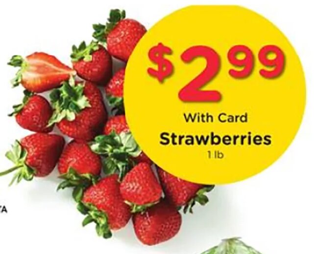 Strawberries at Ralphs