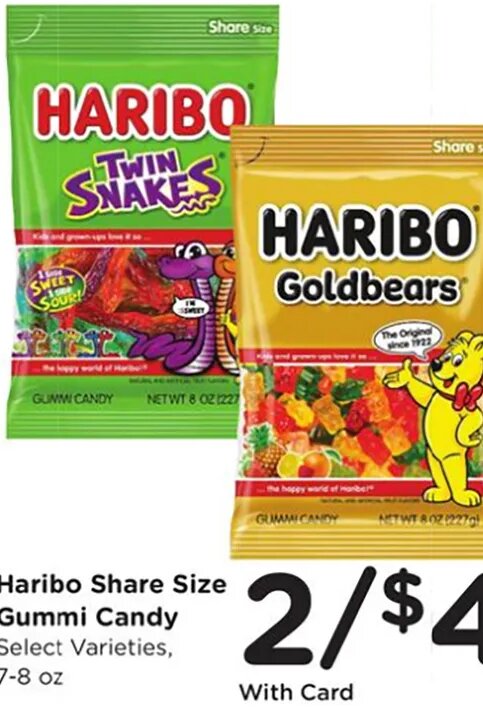 Haribo Share Size Gummi Candy at Ralphs