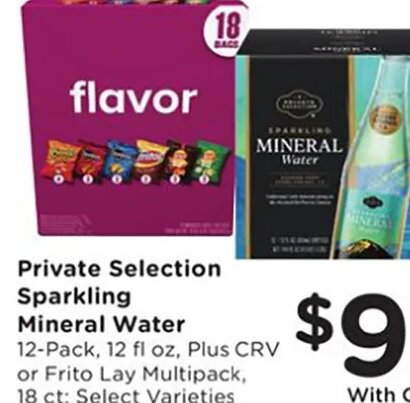 Private Selection Sparkling Mineral Water