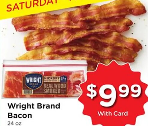 Wright Brand Bacon at Ralphs