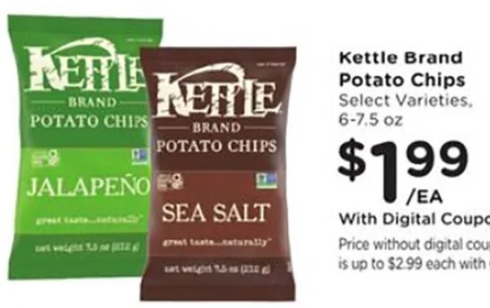 Kettle Brand Potato Chips at Ralphs