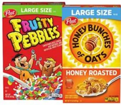 Post Large Size Cereal at Ralphs