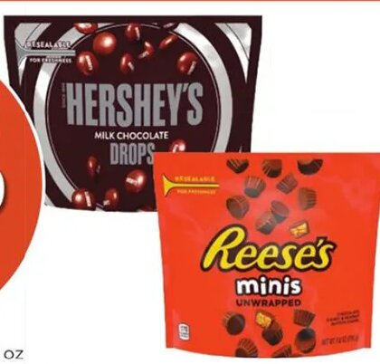 Hershey's Minis or Drops Candy at Ralphs