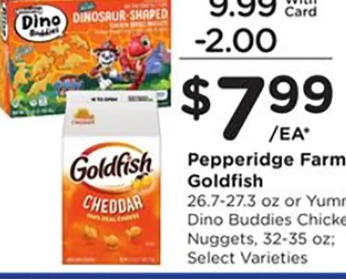 Goldfish / Yummy Dino Buddies at Ralphs