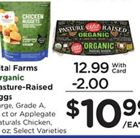 Vital Farms Organic Pasture-Raised Eggs at Ralphs