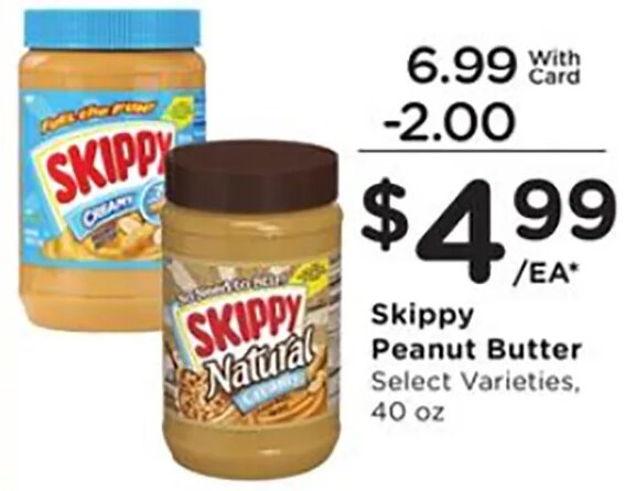 Skippy Peanut Butter at Ralphs