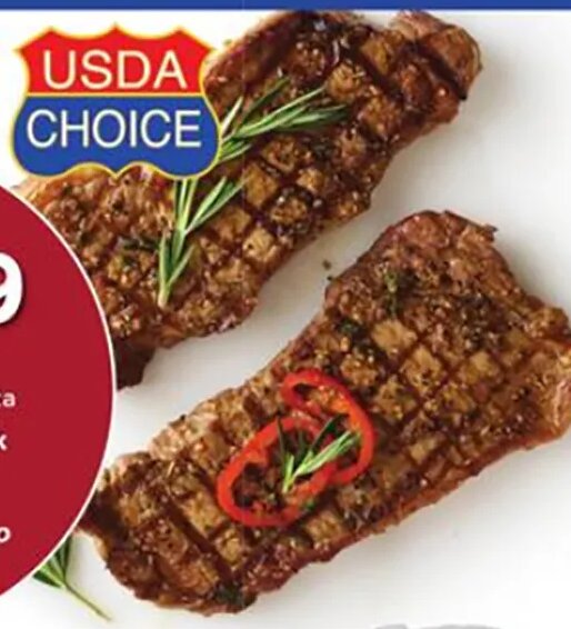 Boneless New York Strip Steaks