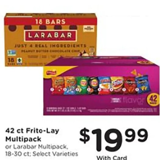 Frito-Lay Multipack or Larabar Multipack