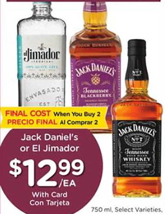 Jack Daniel's or El Jimador