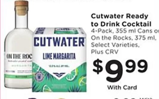 Cutwater Ready to Drink Cocktail