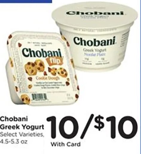 Chobani Greek Yogurt at Ralphs