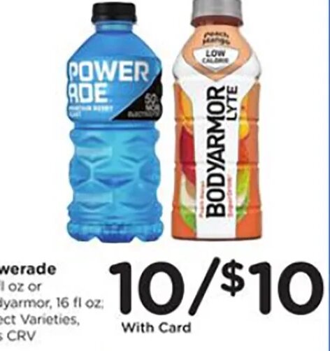 Powerade or Bodyarmor