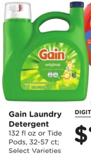 Gain Laundry Detergent at Ralphs